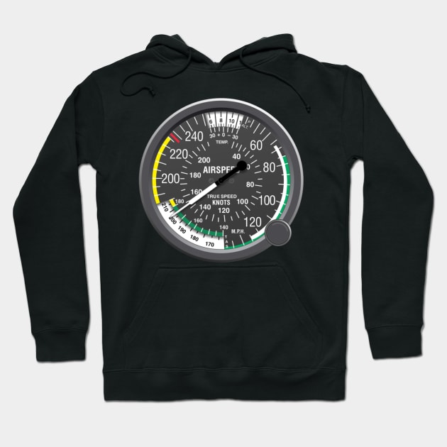 Airplane Airspeed Hoodie by Motor World